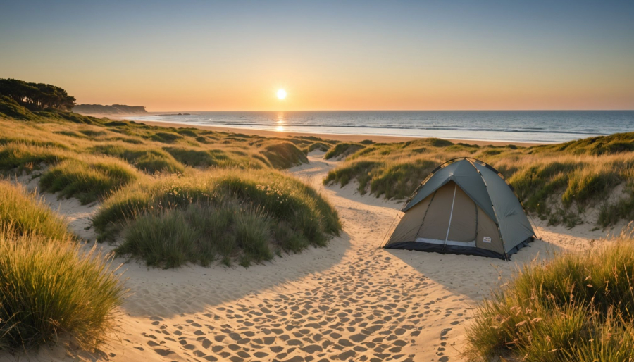 Choisir un emplacement nature pour camper en vendée